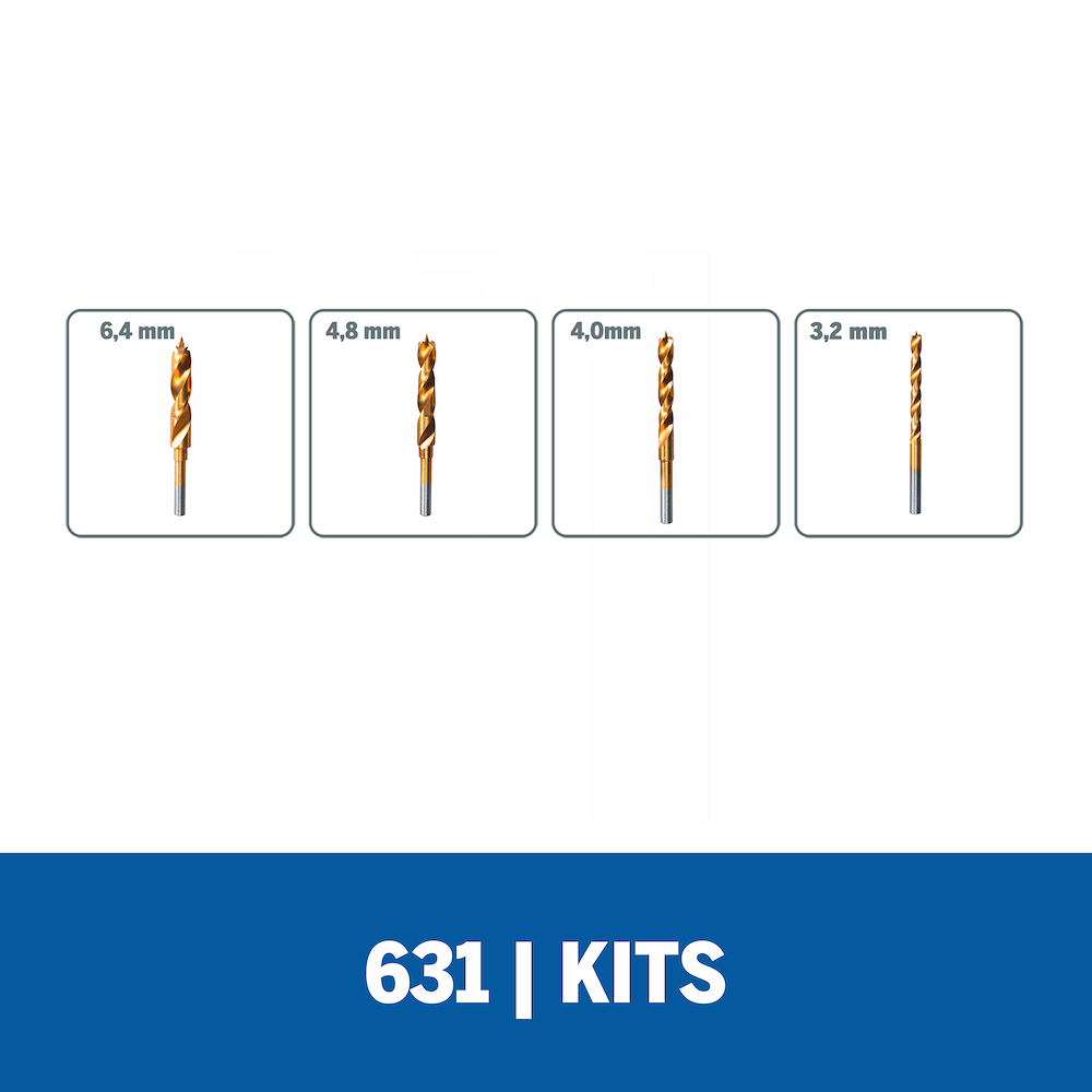 Bosch DSB1009 Punta A Forcella RapidFeed 3/4" - Set 10 Pezzi, Per Trapano - 4